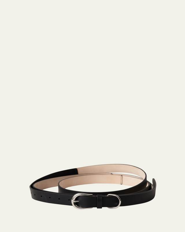 Despina Calfskin Leather Belt